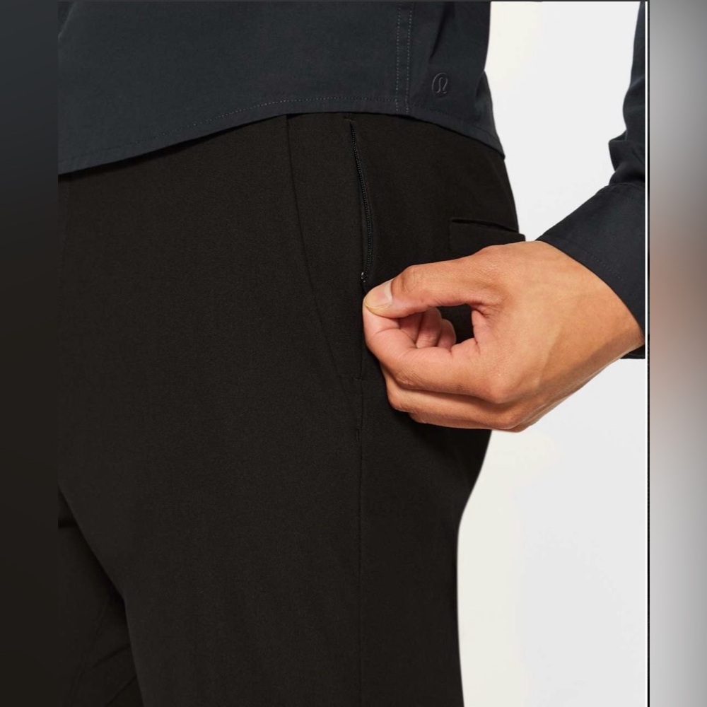 Lululemon Commission Pants Warpstreme Black Men’s 34x30 Classic - Picture 4 of 16